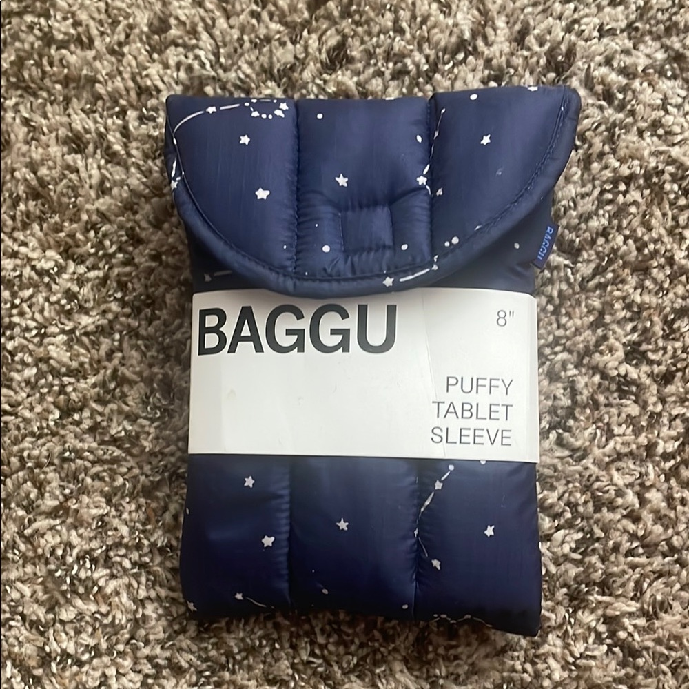 BAGGU 8” Puffy Tablet Sleeve Constellation Midnight